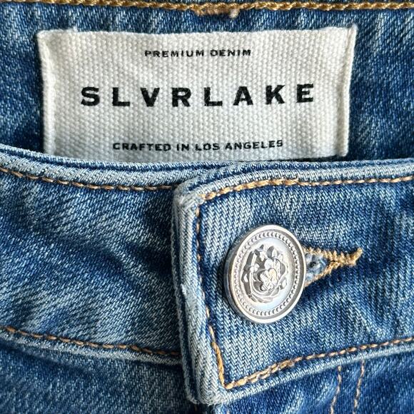 SLVRLAKE Lou Lou Cropped Mid-Rise Slim Leg Jeans - Picture 6 of 13